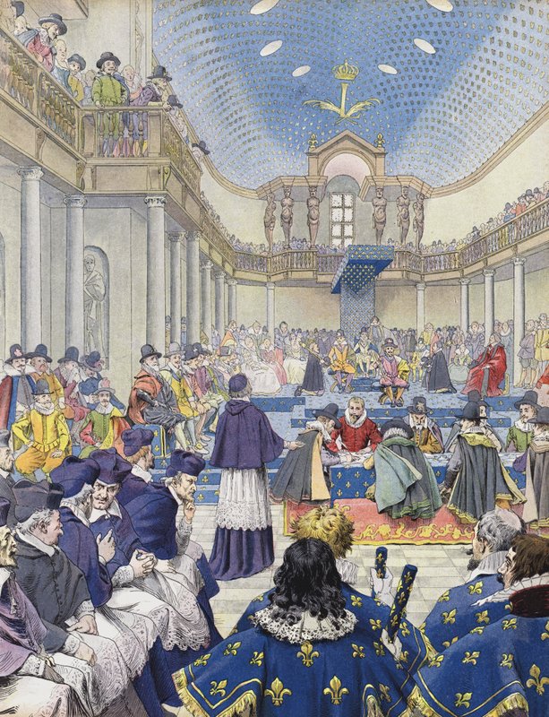 Richelieu ved Estates General i 1614 av Maurice Leloir