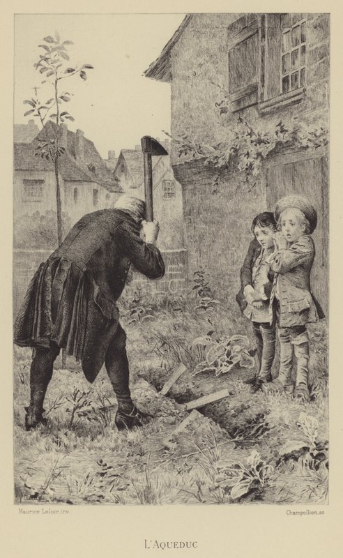 Akvedukten (gravyr) av Maurice Leloir