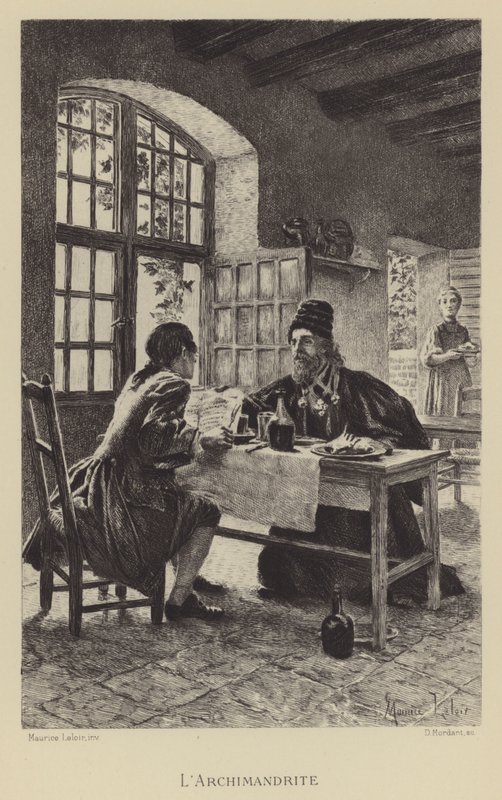 Arkimandritten (gravering) av Maurice Leloir