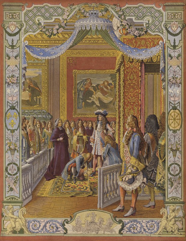 Spaken til kong Ludvig XIV av Maurice Leloir