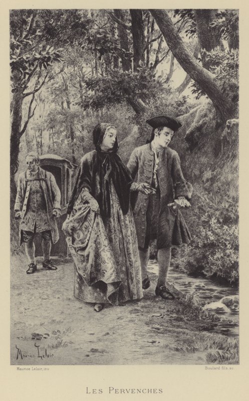 periwinklene (dyptrykk) av Maurice Leloir