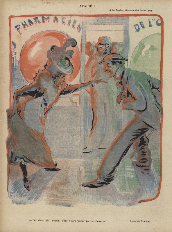 Illustrasjon for Le Rire av Maurice Radiguet