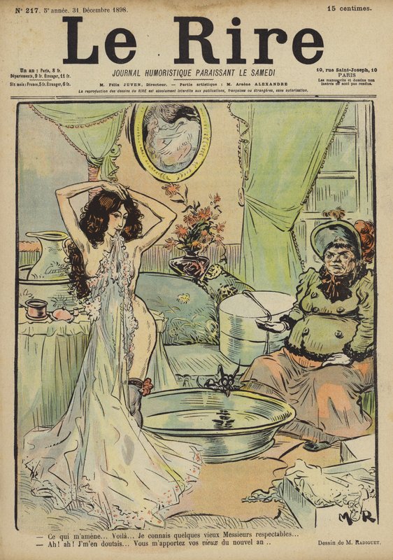Illustrasjon for Le Rire av Maurice Radiguet