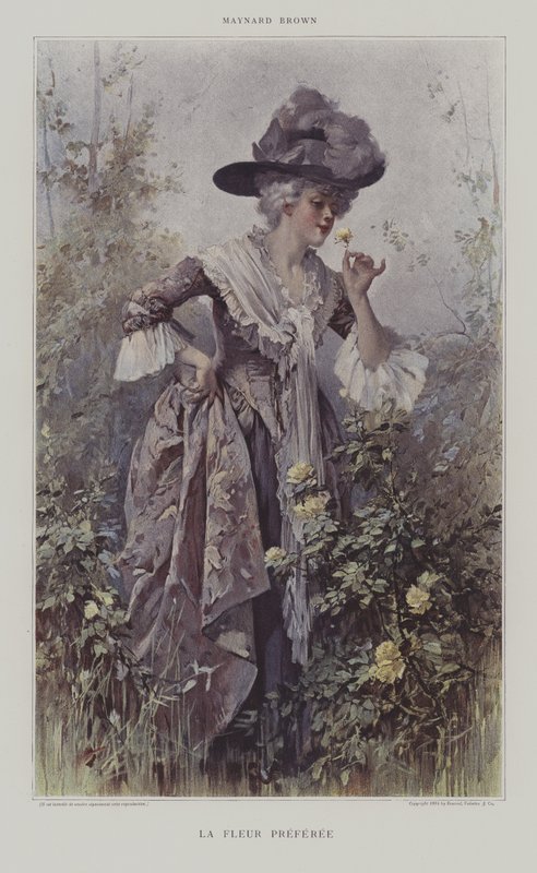 La Fleur Preferee (favorittblomsten) av Maynard Brown