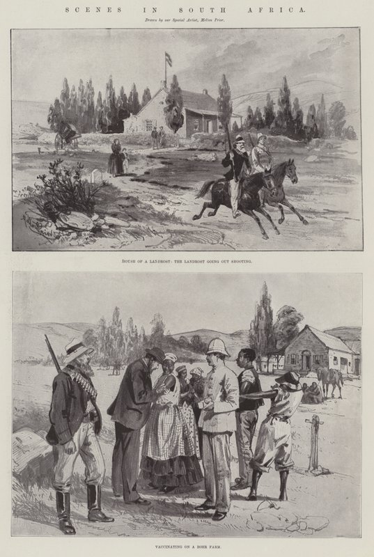Scener i Sør-Afrika av Melton Prior