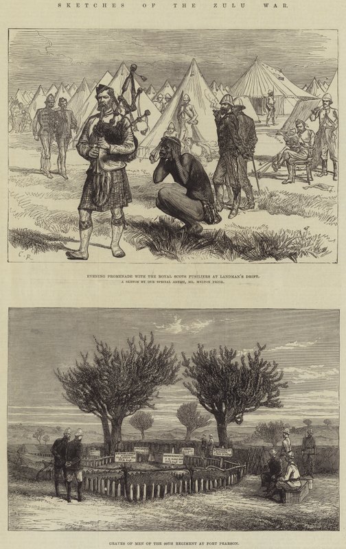 Skisser av Zulu-krigen av Melton Prior