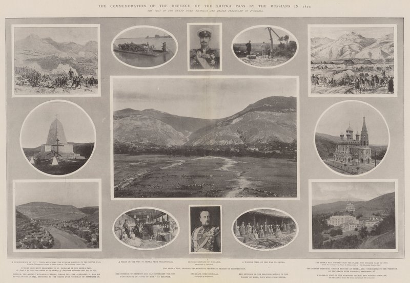 Markeringen av forsvaret av Shipka-passet av russerne i 1877 av Melton Prior