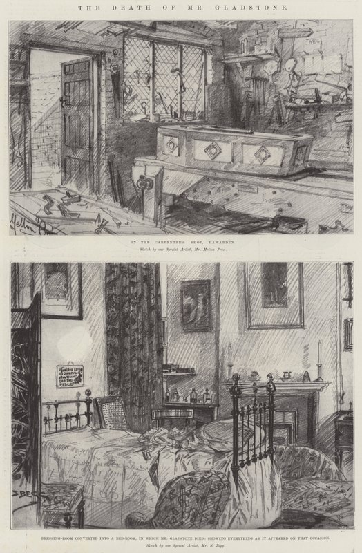 Mr Gladstones død av Melton Prior