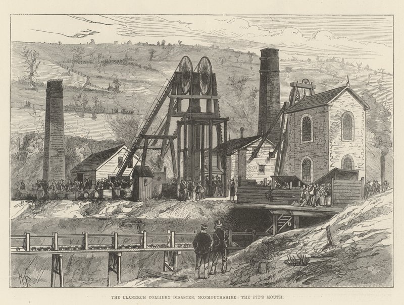 Llanerch Colliery Disaster, Monmouthshire, Pit