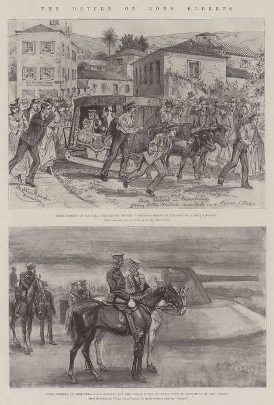 The Return of Lord Roberts av Melton Prior