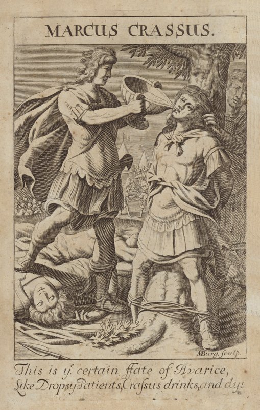 Marcus Licinius Crassus , romersk general og politiker av Michael Burghers