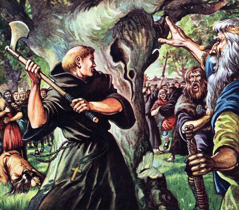 Sankt Bonifatius av Michael Godfrey