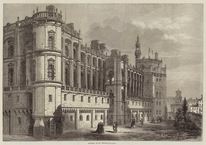 Chateau de St Germain-en-Laye av Charles Fichot