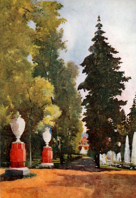 Fontenene, Peterhof av Mima Nixon