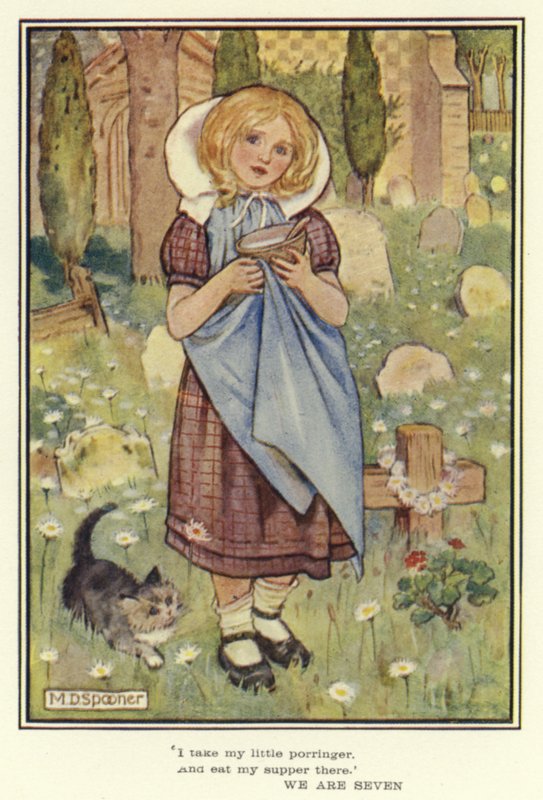 We Are Seven (farge litho) av Minnie Didbin Spooner