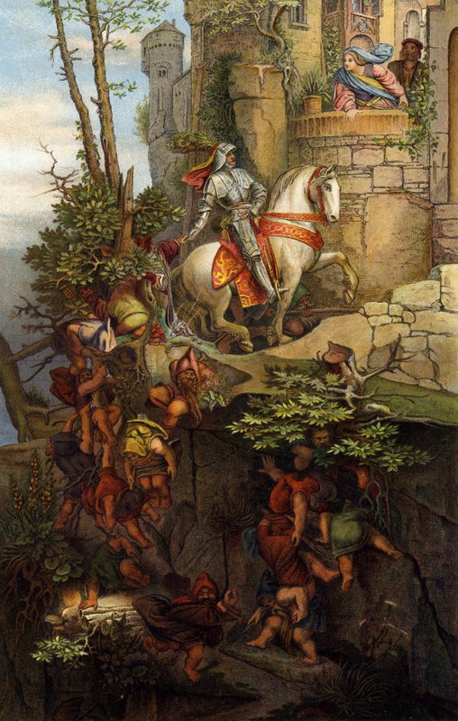 Turen til Kuno von Falkenstein av Moritz Ludwig von Schwind