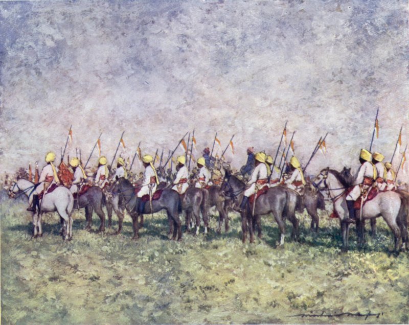 Et utpreget innfødt regiment av Mortimer Ludington Menpes