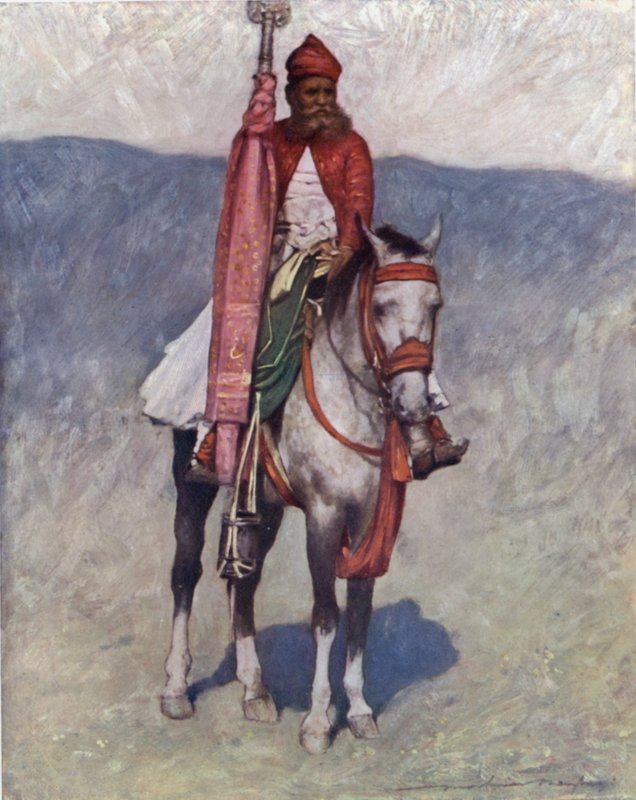 En Jaipur-rytter av Mortimer Ludington Menpes