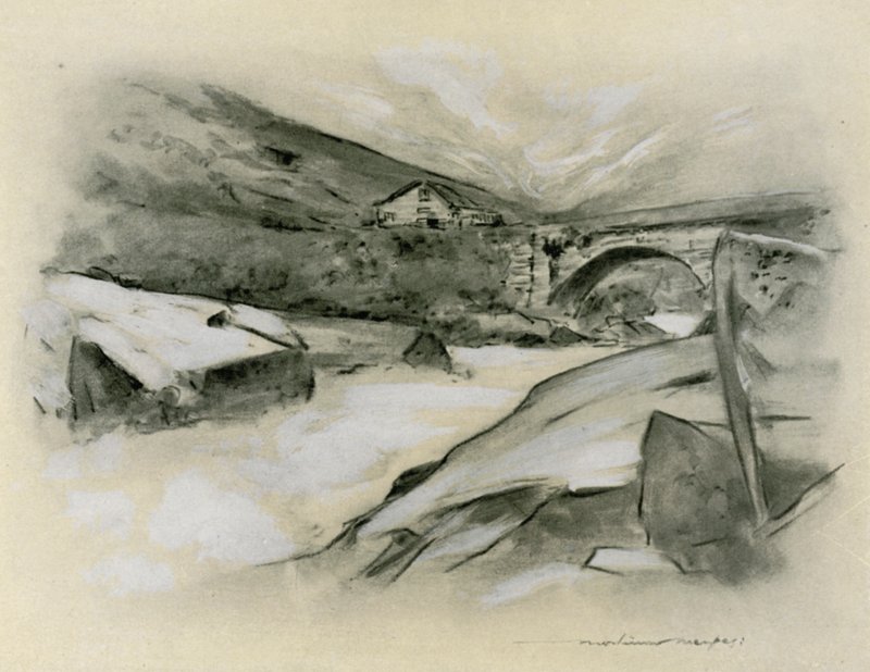 En fjelltorrent av Mortimer Ludington Menpes