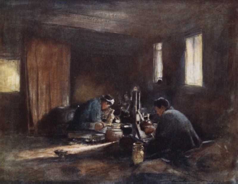 Bronsearbeidere av Mortimer Ludington Menpes