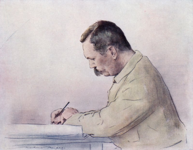 Dr Conan Doyle av Mortimer Ludington Menpes