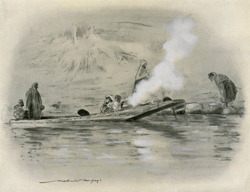 Familie av Nomadic Tribe av Mortimer Ludington Menpes