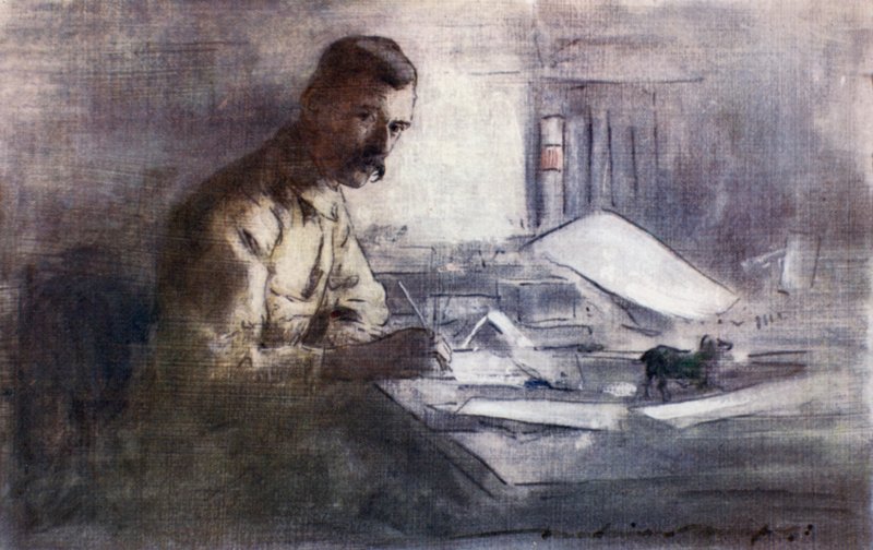 Major OMeara av Mortimer Ludington Menpes