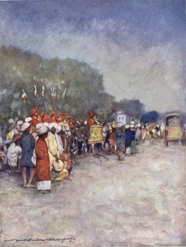 På Alipur Road av Mortimer Ludington Menpes