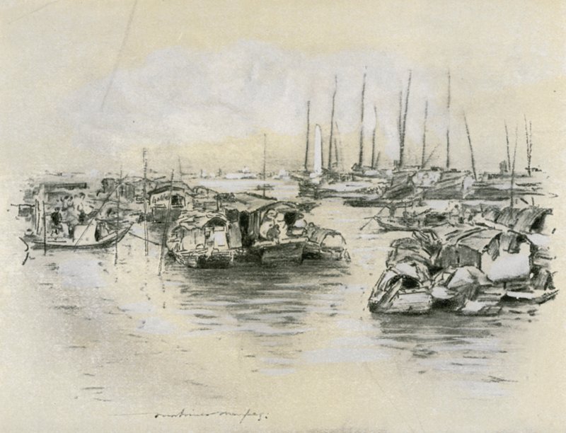 På den gule elven av Mortimer Ludington Menpes