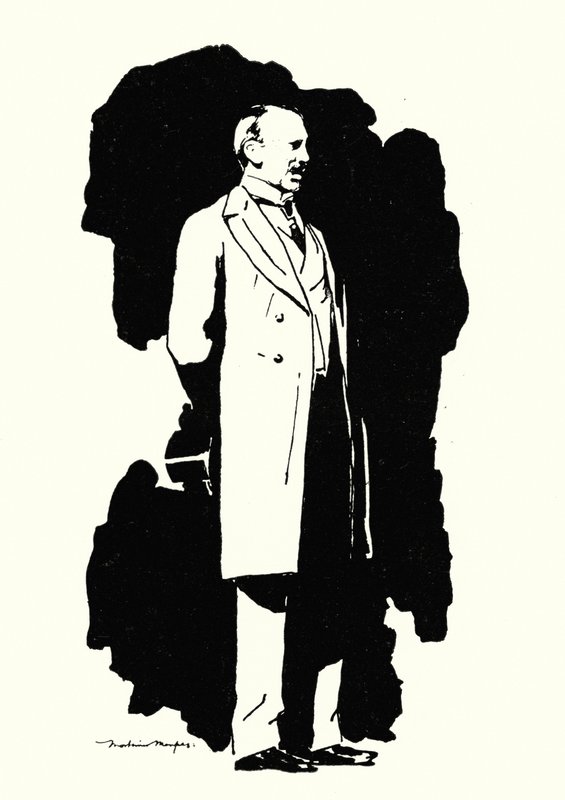 Sir Alfred Milner talte til et publikum på Mafeking-dagen av Mortimer Ludington Menpes