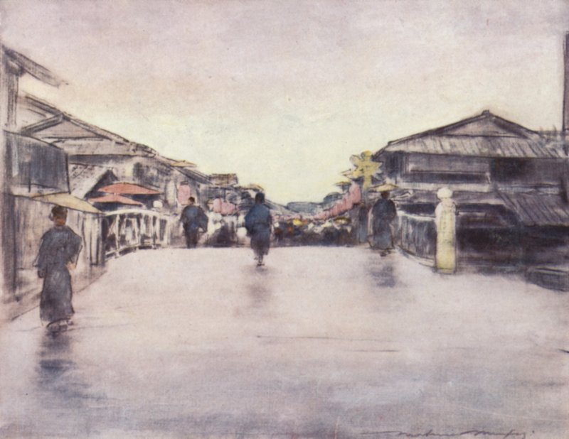Street of Pink Lanterns av Mortimer Ludington Menpes