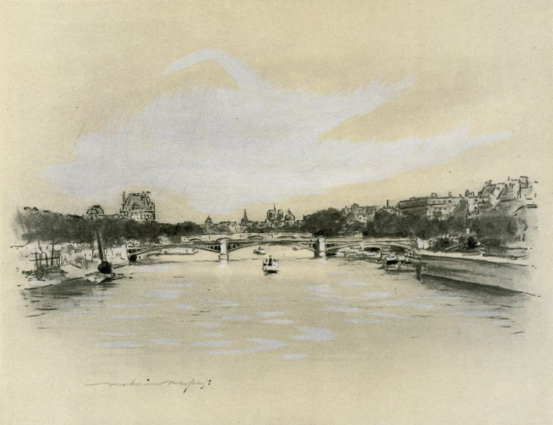 Seinen i Paris av Mortimer Ludington Menpes