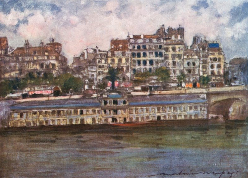 Badehus (Samaritaine) av Mortimer Ludington Menpes
