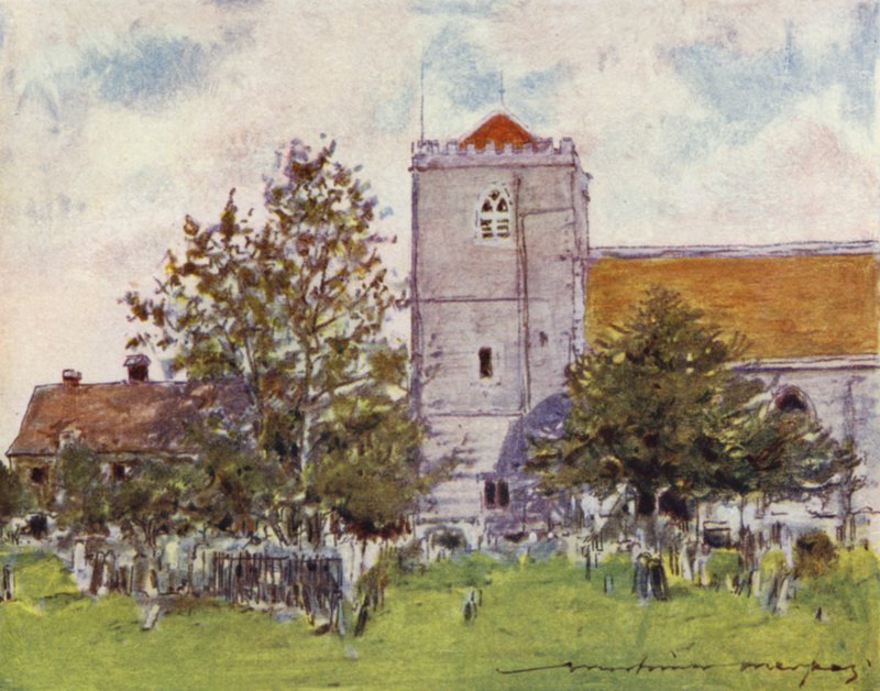 Dorchester Abbey av Mortimer Ludington Menpes