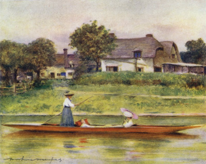 Dorchester Backwater av Mortimer Ludington Menpes