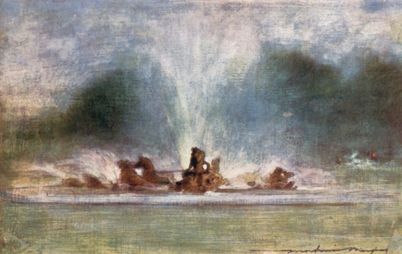Fontener i Versailles av Mortimer Ludington Menpes