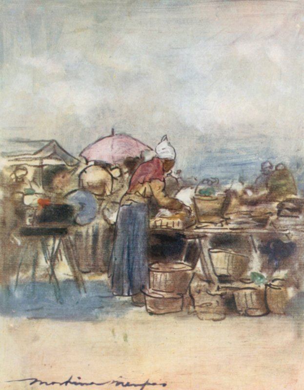 På markedet av Mortimer Ludington Menpes
