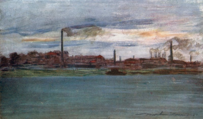 Nær Charenton av Mortimer Ludington Menpes