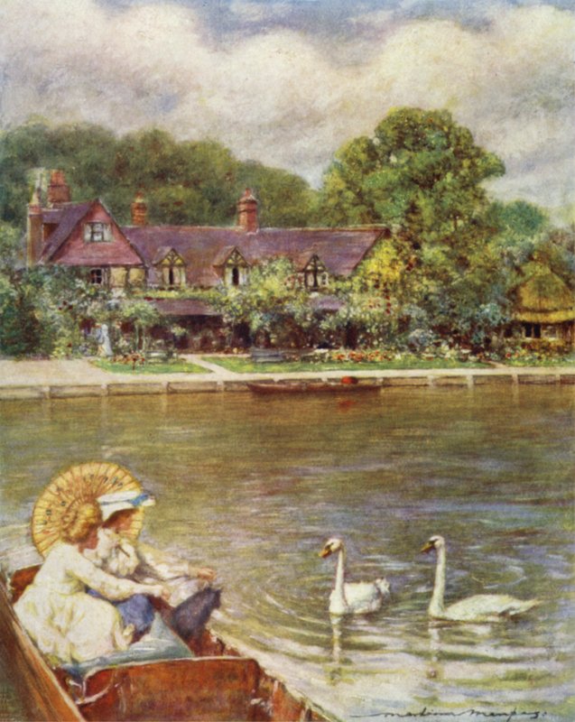 Streatley Inn av Mortimer Ludington Menpes