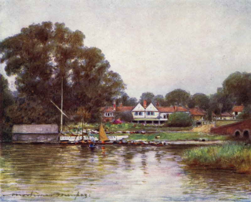 Rosehagen på Sonning av Mortimer Ludington Menpes