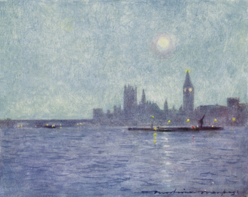 Westminster by Night av Mortimer Ludington Menpes