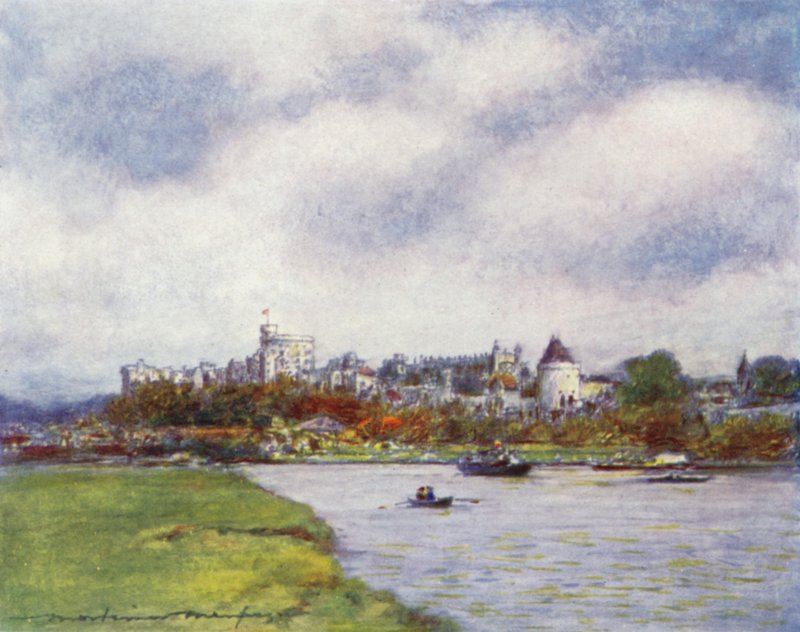 Windsor slott av Mortimer Ludington Menpes