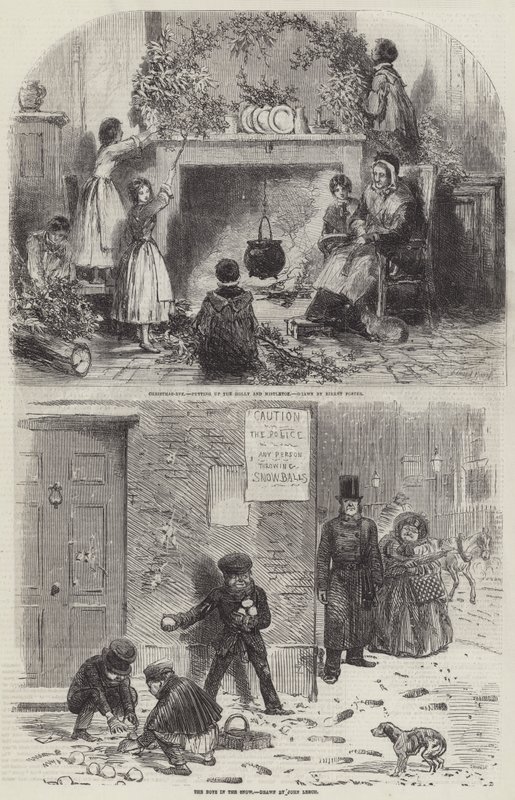 Skisser av julen av Myles Birket Foster