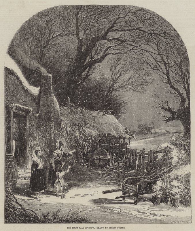 Det første snøfallet av Myles Birket Foster