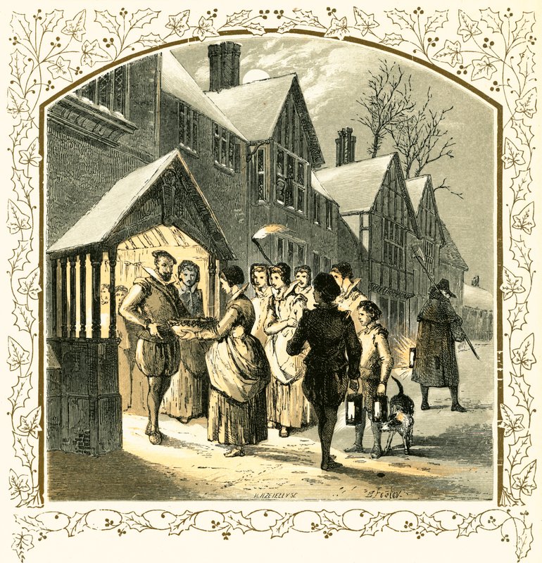 En julesang for en varsailskål av Myles Birket Foster