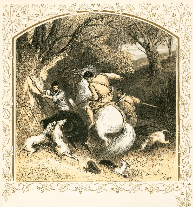 Jakt på villsvin av Myles Birket Foster