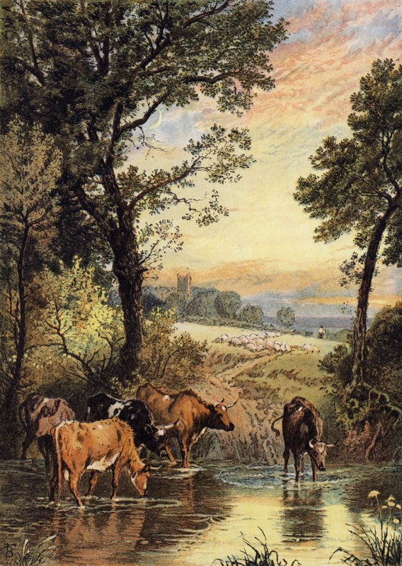 Sommerkveld av Myles Birket Foster