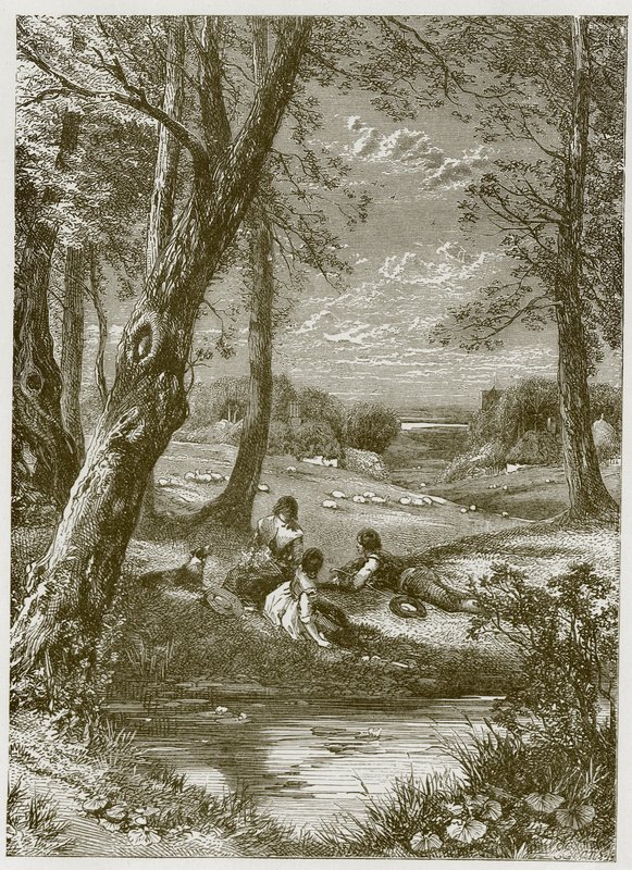 Lovprisningen av en landsmannsliv av Myles Birket Foster