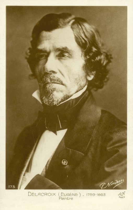 Eugene Delacroix , fransk maler av Nadar