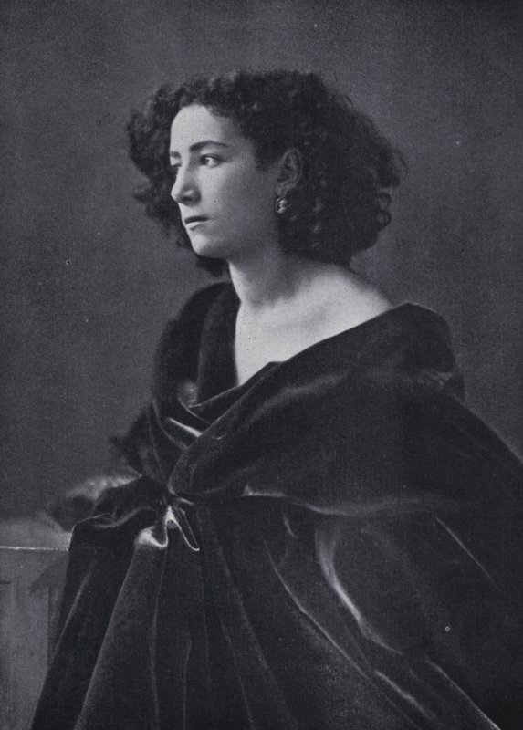 Skuespillerinnen Sarah Bernhardt av Nadar